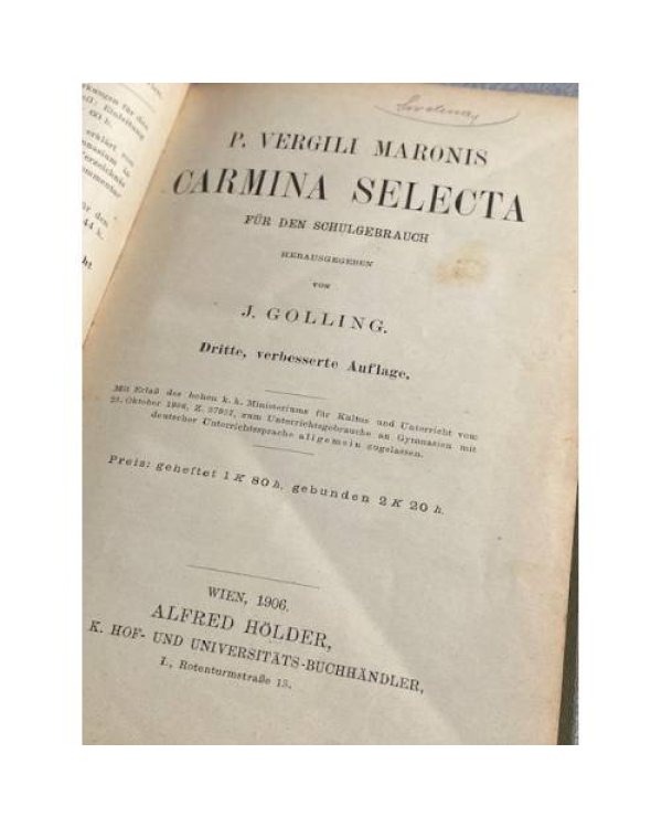 P. Vergili Maronis Carmina Selecta