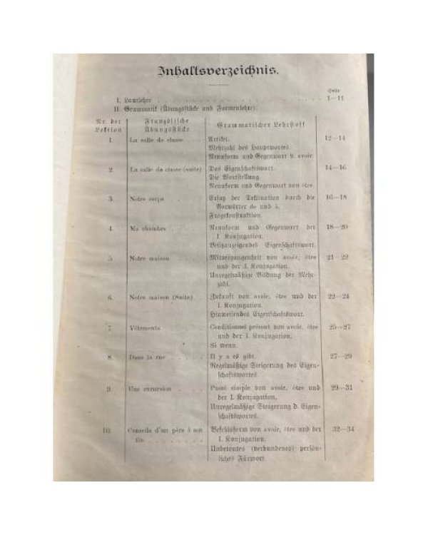 Lehrbuch der französischen Sprache für höhere Handelsschulen (Handelsakademien), I. Teil.