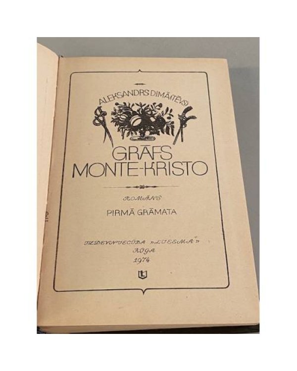 Grāfs Monte-Kristo. Grāmata 1