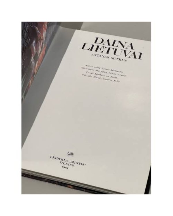 Дополнительное изображение книги «Daina Lietuvai»