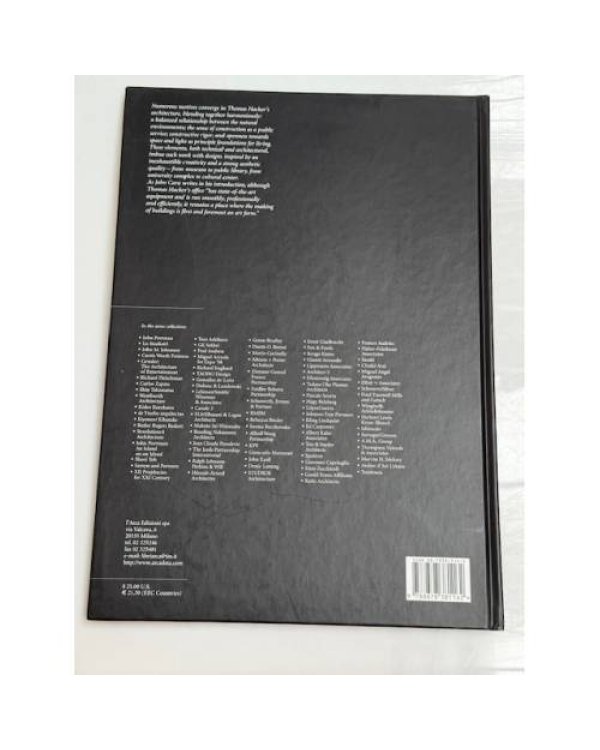 Thomas Hacker and Associates. Architecture as Art