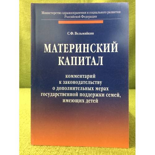 Материнский капитал. Комментарий к законодательству о дополнительных мерах государственной поддержки семей, имеющих детей