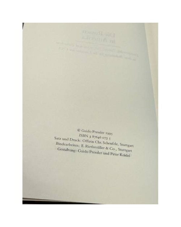 Дополнительное изображение книги «Die Russen in Amerika. Dostojewskij, Tolstoj, Turgenev und Tschechow in ihrer Bedeutung für die Literatur der USA.»