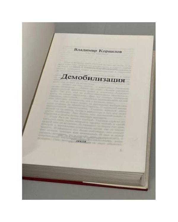 Дополнительное изображение книги «Демобилизация»