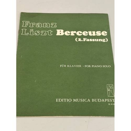 Обложка книги «Franz Liszt. Berceuse. Für Klavier - For Piano solo» — Автор не указан