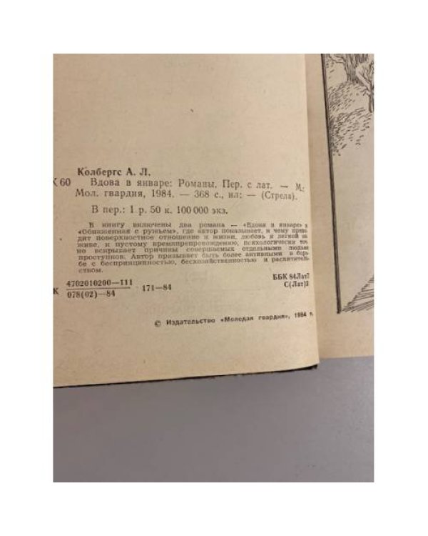Дополнительное изображение книги «Вдова в январе»