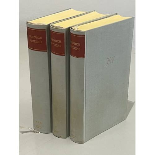 Обложка книги «Friedrich Nietzsche. Werke in drei Bänden» — Nietzsche Friedrich