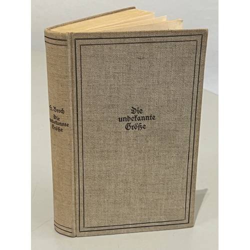 Обложка книги «Die unbekannte Größe» — Broch Hermann