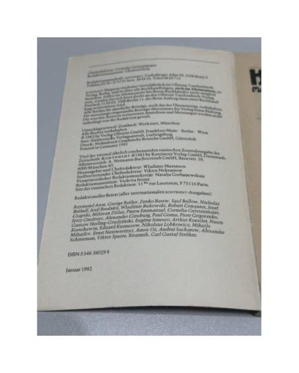 Дополнительное изображение книги «Kontinent magazin. Heft 20»