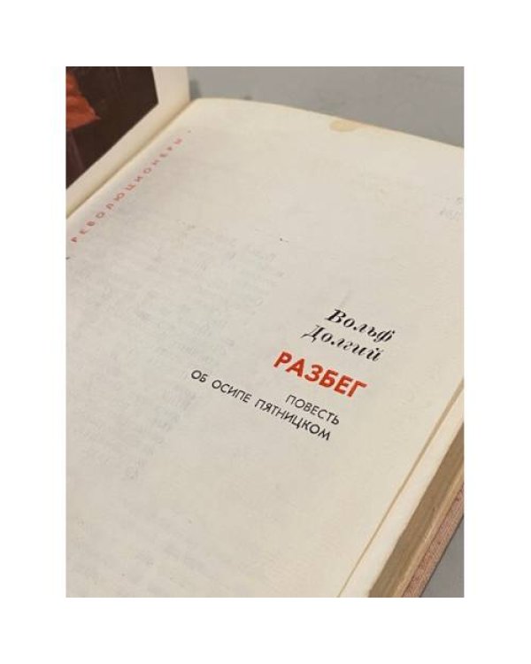 Дополнительное изображение книги «Разбег. Повесть об Осипе Пятницком»