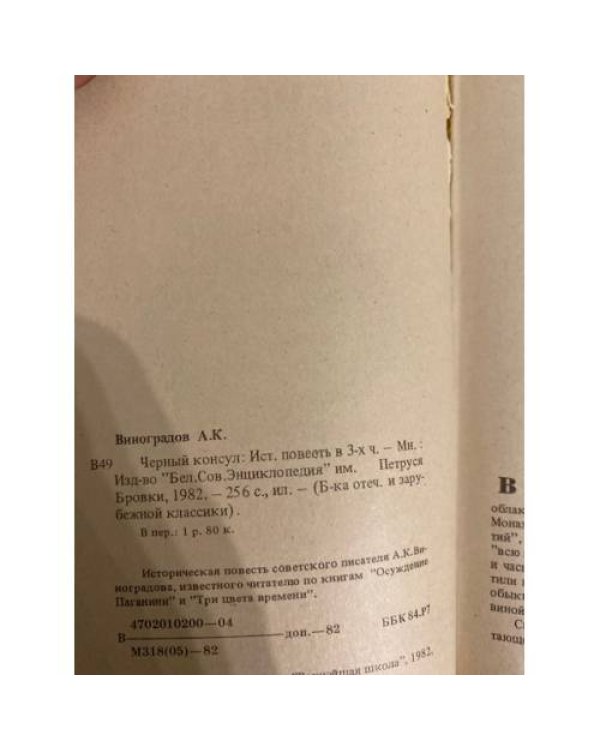 Дополнительное изображение книги «Черный консул»