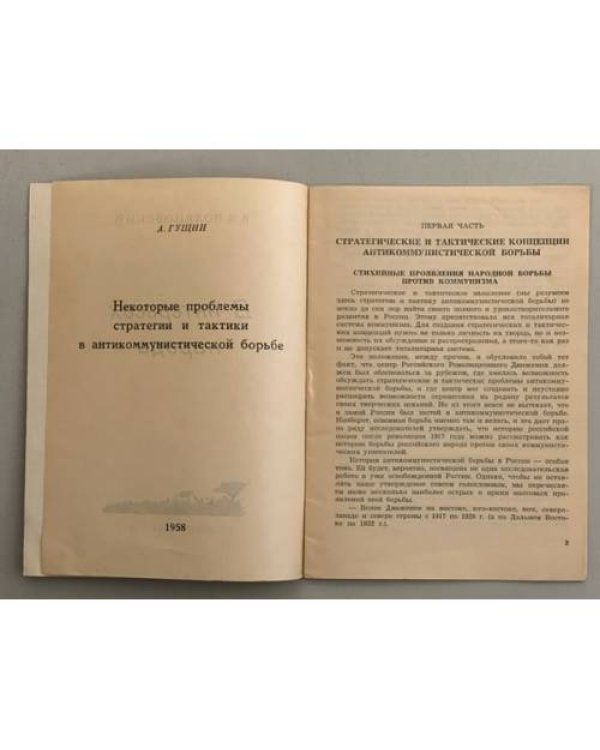  Некоторые проблемы стратегии и тактики в антикоммунистической борьбе. (Камуфляжное издание)