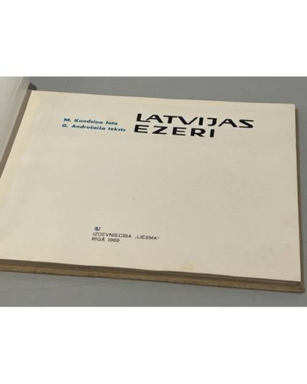 Дополнительное изображение книги «Latvijas ezeri. Латвийские озера.»