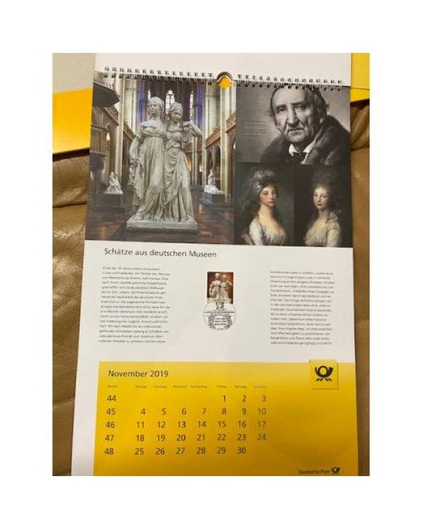 Originale mit Geschichte. Der Briefmarkenkalender der Deutschen Post 2019 (Deutsch) Kalender – 1. Januar 2019 