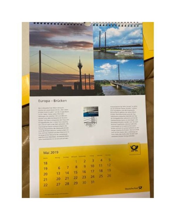 Originale mit Geschichte. Der Briefmarkenkalender der Deutschen Post 2019 (Deutsch) Kalender – 1. Januar 2019 
