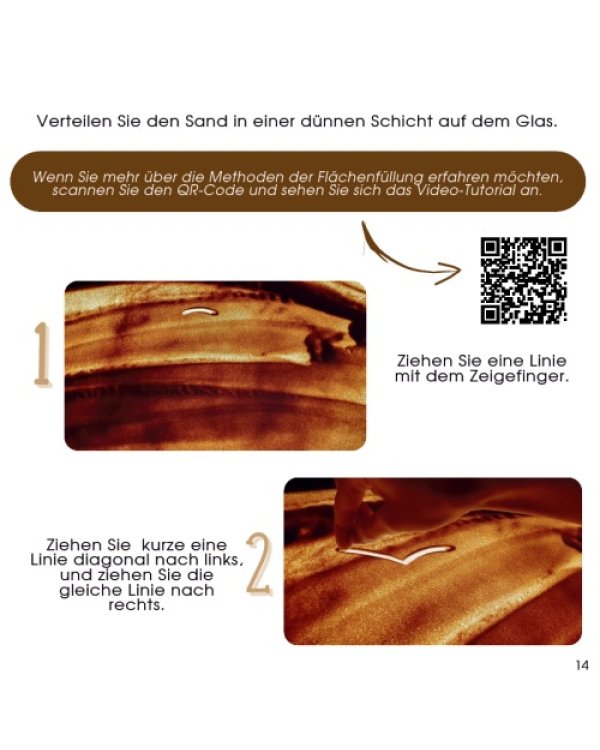 Sandmalerei. Originelle Ideen Schritt für Schritt