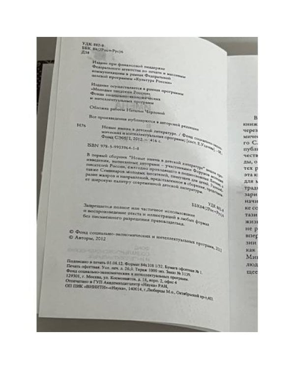 Новые имена в детской литературе