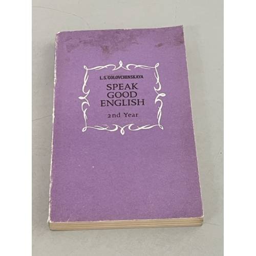 Speak Good English. 2nd Year