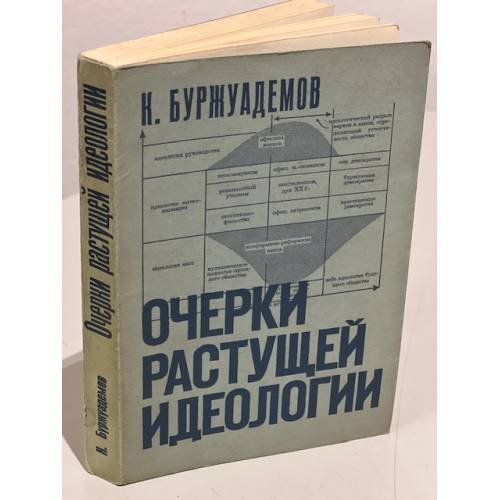 Обложка книги «Очерки растущей идеологии» — Буржуадемов К.