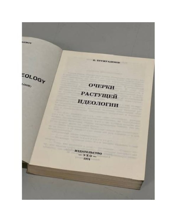 Дополнительное изображение книги «Очерки растущей идеологии»