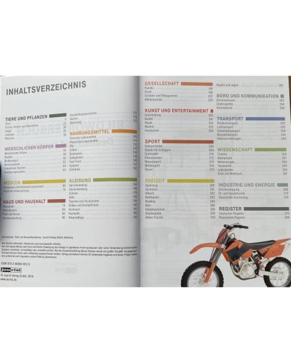 Bildwörterbuch Deutsch und Russisch