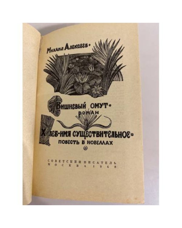 Вишневый омут. Хлеб - имя существительное