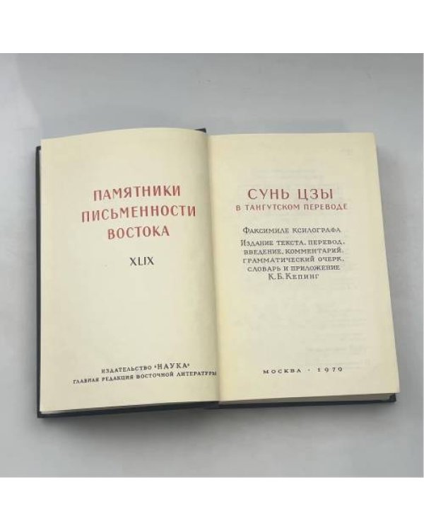  в тангутском переводе