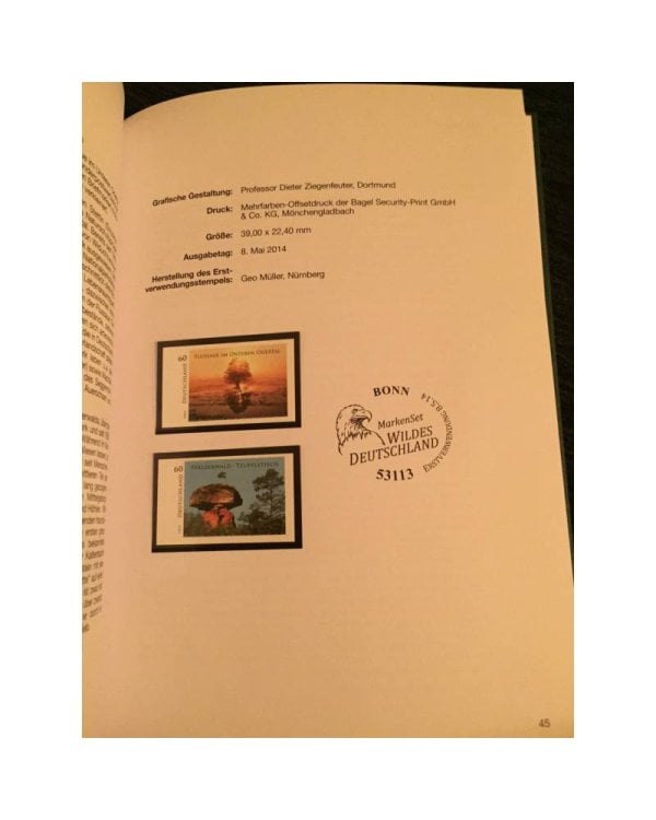 Postwertzeichen Jahrbuch 2014