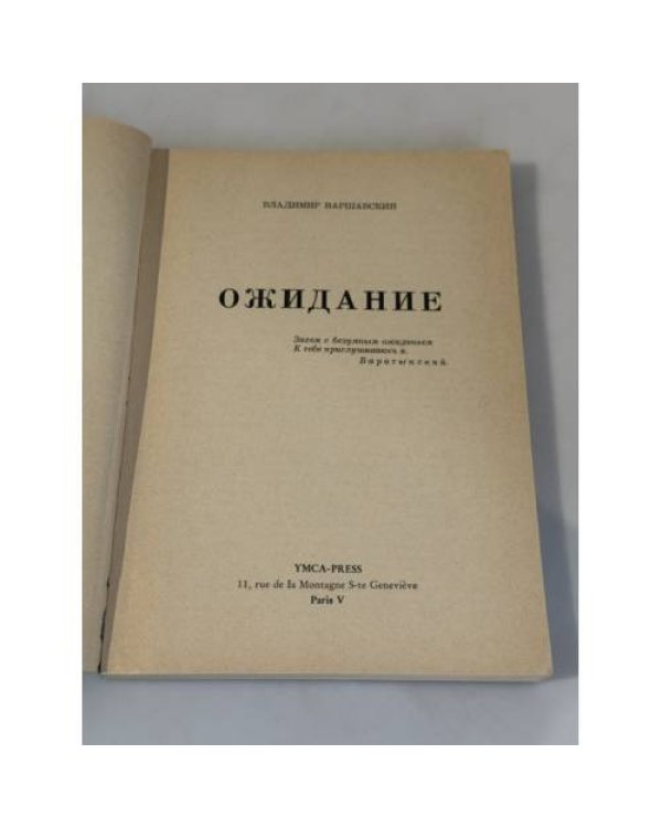 Дополнительное изображение книги «Ожидание: проза, эссе, литературная критика»