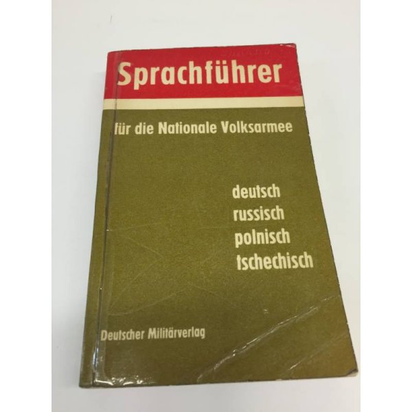 Sprachführer für die Nationale Volksarmee
