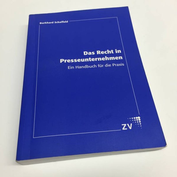 Das Recht in Presseunternehmen
