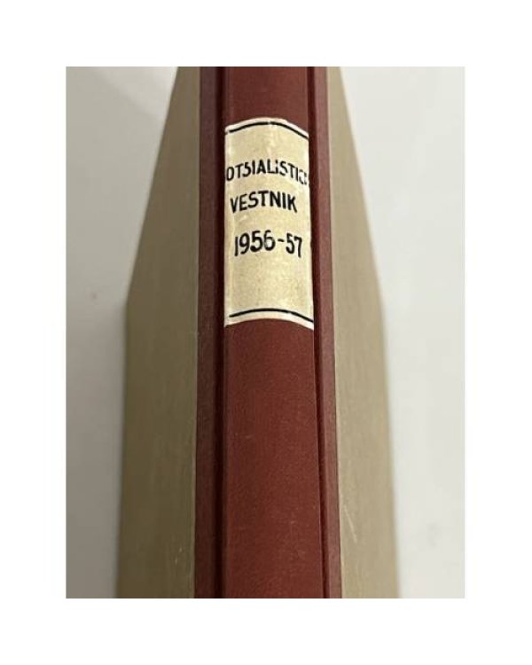 Социалистический вестник (Le Courrier socialiste The Socialist courier) 1956 - 1957
