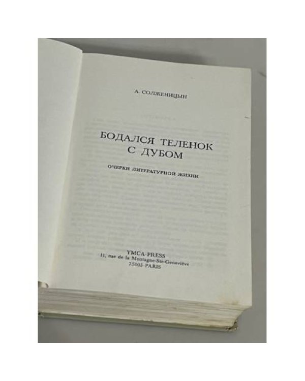 Бодался теленок с дубом. Очерки литературной жизни