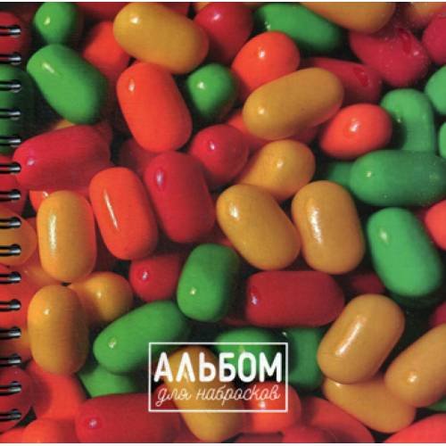Обложка книги «Альбом для набросков. Конфеты» — None, ISBN 4810764001870