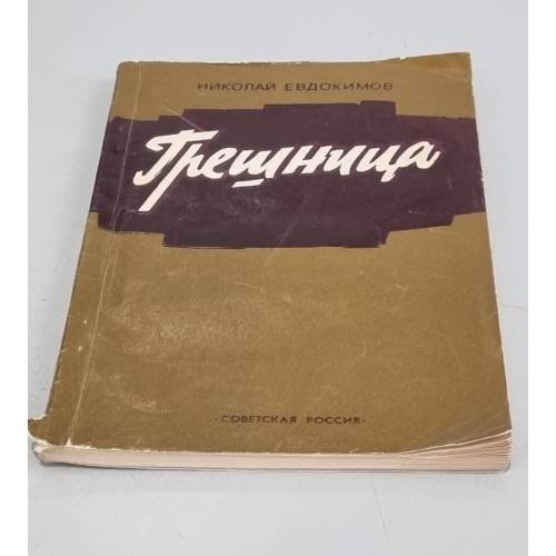 Обложка книги «Грешница» — Евдокимов Николай Семенович