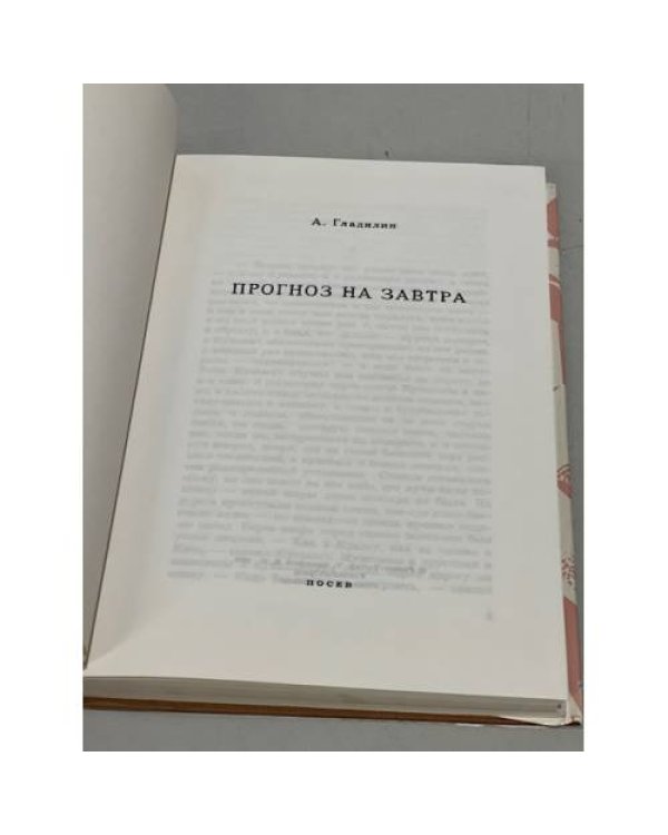 Дополнительное изображение книги «Прогноз на завтра»