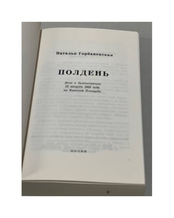 Дополнительное изображение книги «Полдень»