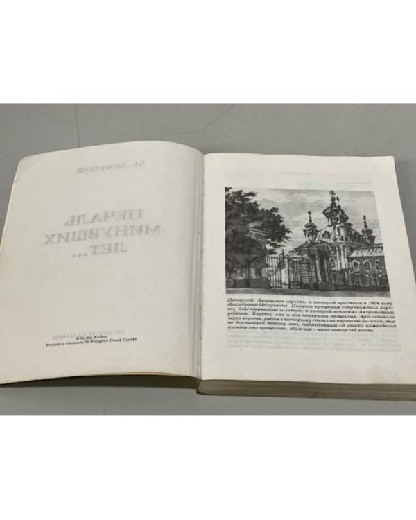 Дополнительное изображение книги «Печаль минувших дней…»
