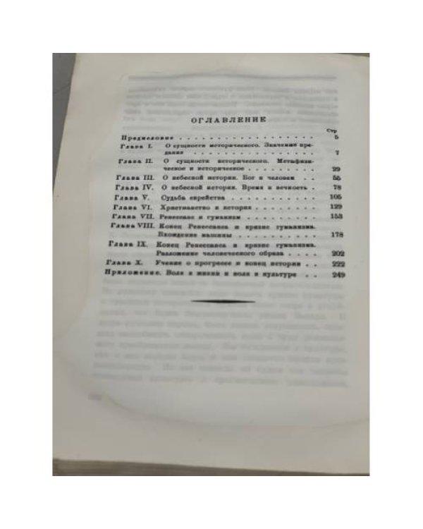 Смысл истории. Опыт философии человеческой судьбы