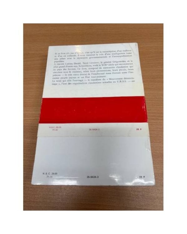 La Russie contestataire. Documents de l'opposition soviétique.‎
