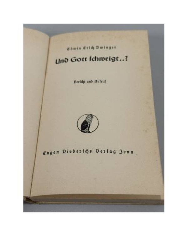 Дополнительное изображение книги «Und Gott schweigt..? Bericht und Aufruf»