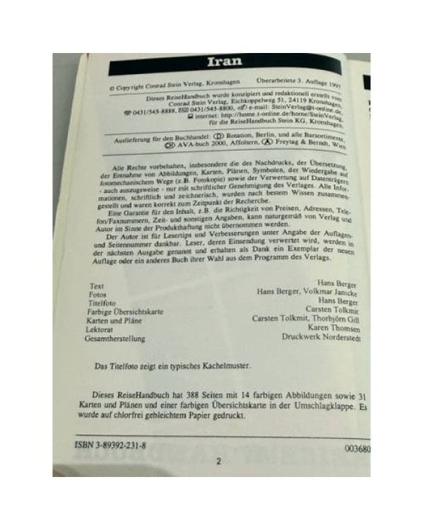Дополнительное изображение книги «Iran ReiseHandbuch»