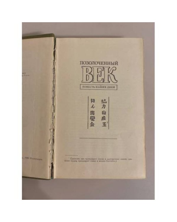 Дополнительное изображение книги «Позолоченный век»