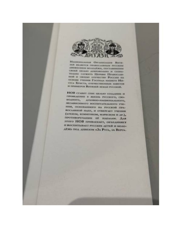 Дополнительное изображение книги «Национальная организация витязей. Хроника 1934–2004»