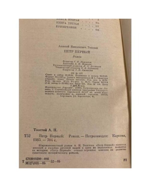 Дополнительное изображение книги «Петр Первый»