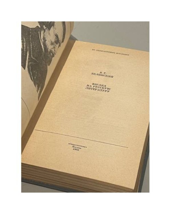 Дополнительное изображение книги «Взгляд на русскую литературу»