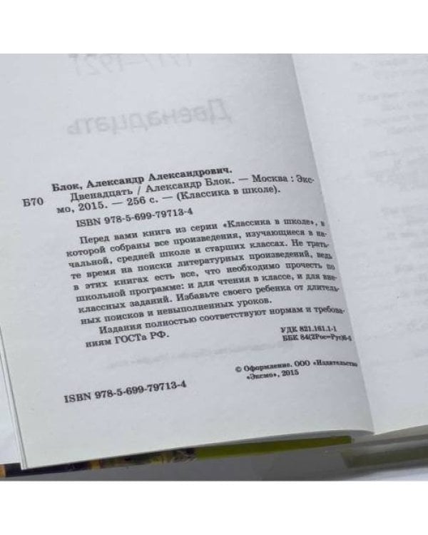 Дополнительное изображение книги «Двенадцать»