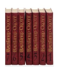Вальтер Скотт. Собрание сочинений в 8 томах (комплект из 7 книг) Том 8 состояние неудовлетворительное