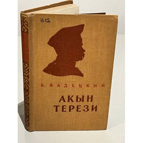 Обложка книги «Акын Терези. Шевченко в ссылке» — Б. Вадецкий