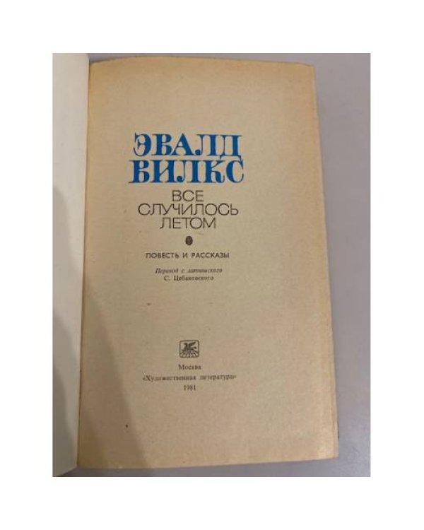 Дополнительное изображение книги «Все случилось летом»